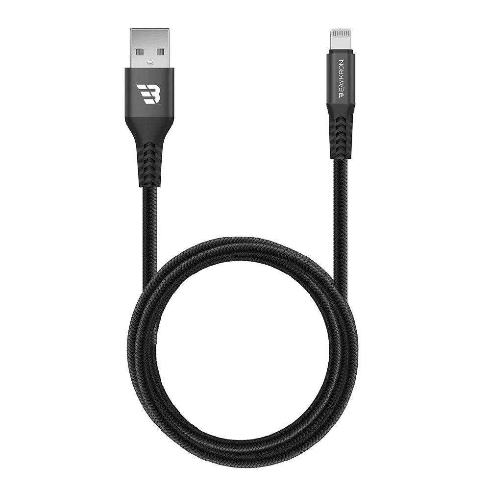 

Baykron premium usb-a to lightning cable, apple mfi certified - 1. 2m