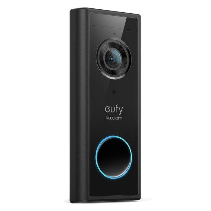 

Eufy battery powered video doorbell, outdoor, 2k, doorbell camera, t82101w1 – black