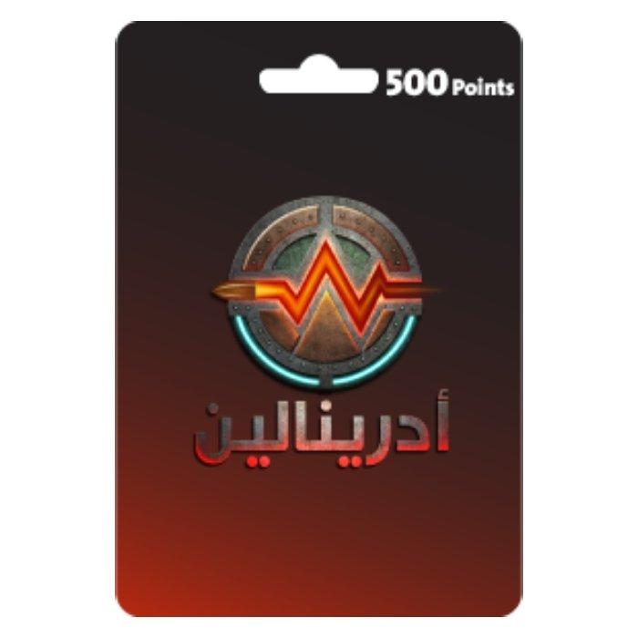 

Adrenaline 500 points card