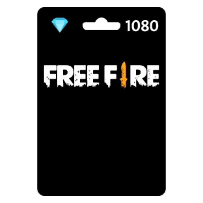 

Free fire card - 1080 diamonds