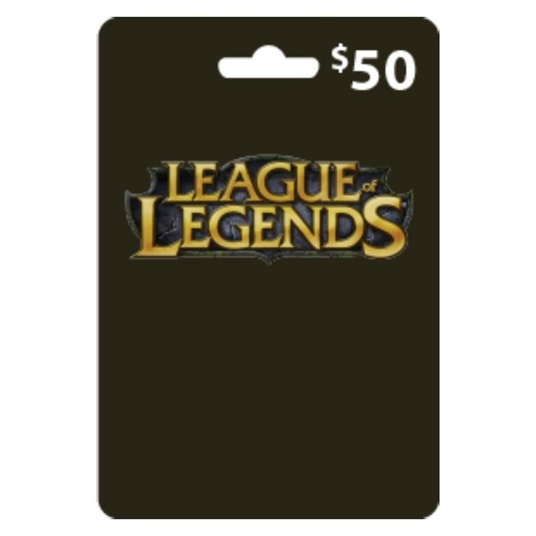 League Of Legends - $50 Card (North America)