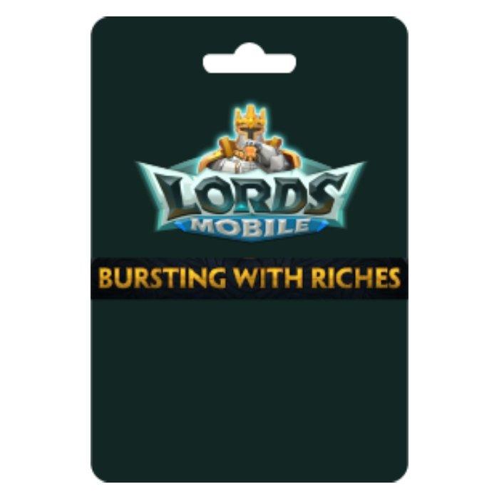 

Lords mobile card - bursting with riches