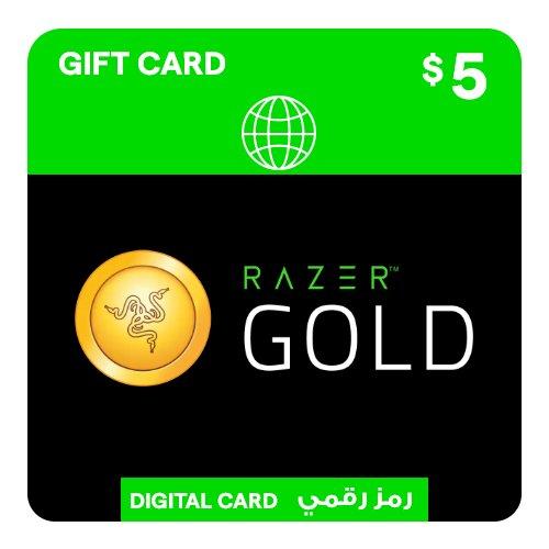 Razer Gold Gift Card $5 Global