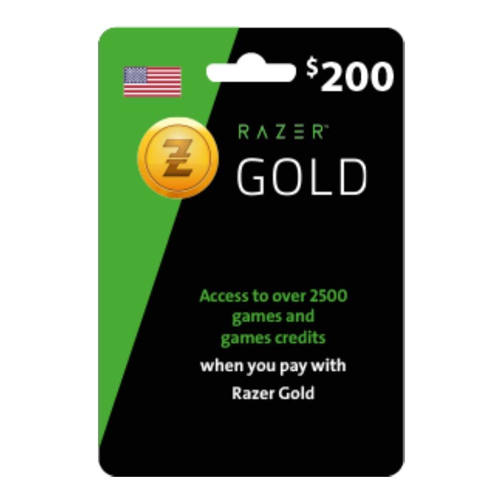 

Razer gold card - $200 (us store)