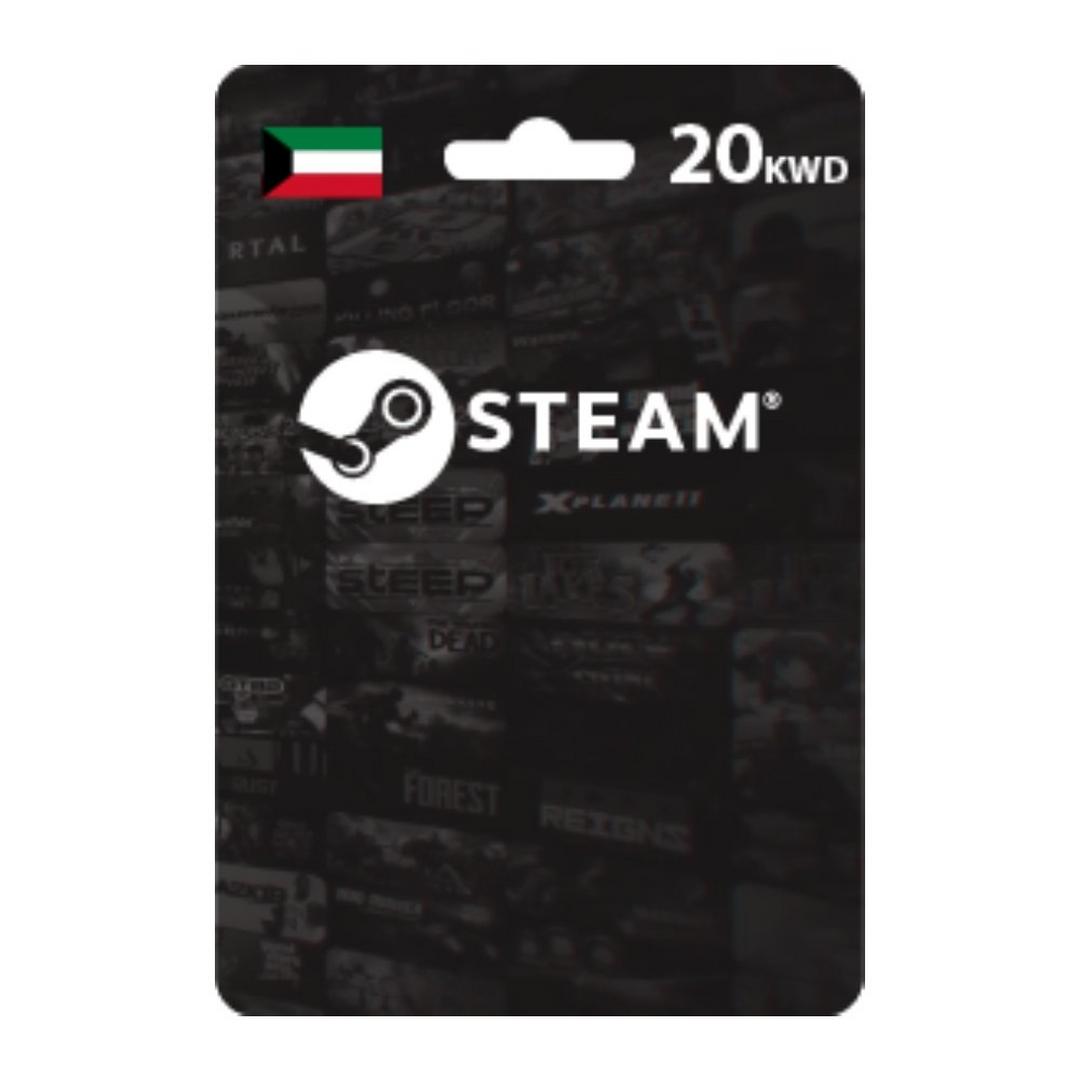 Steam Wallet Card 20 KWD