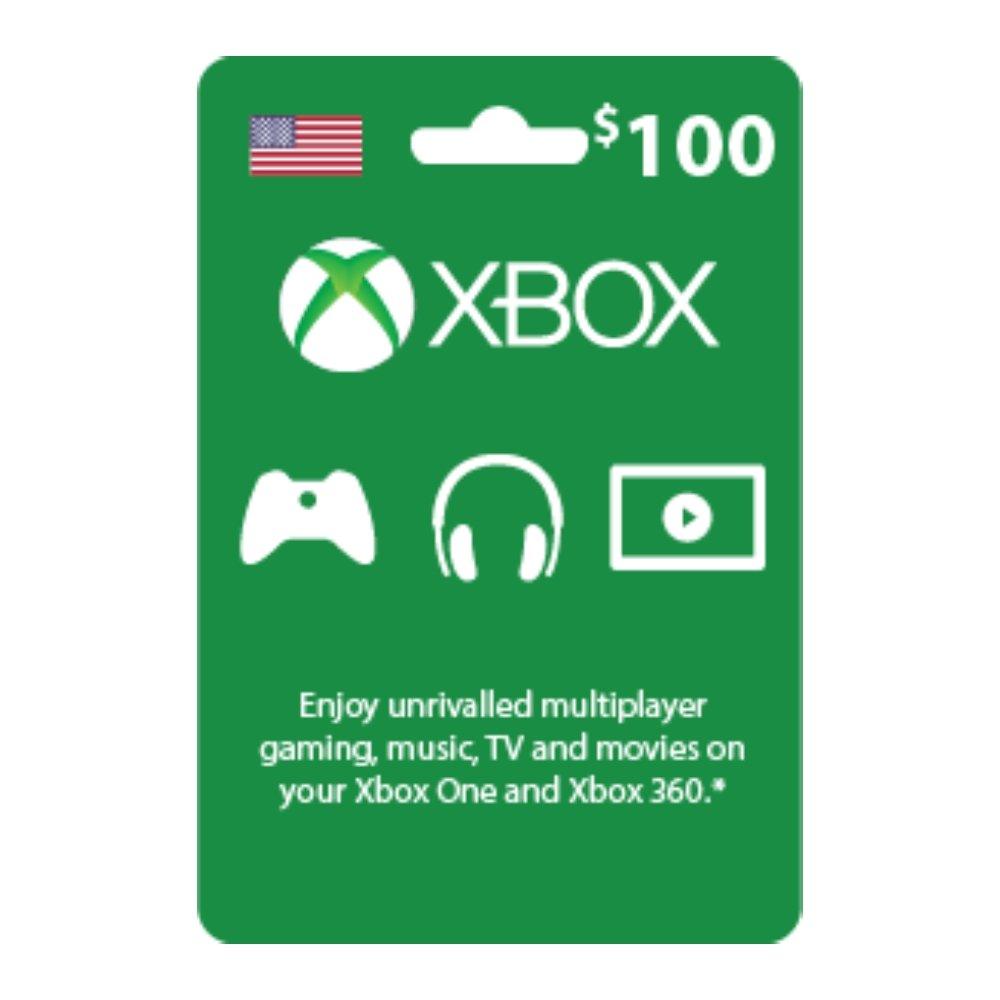 

Microsoft xbox live gift card $100 (us account)