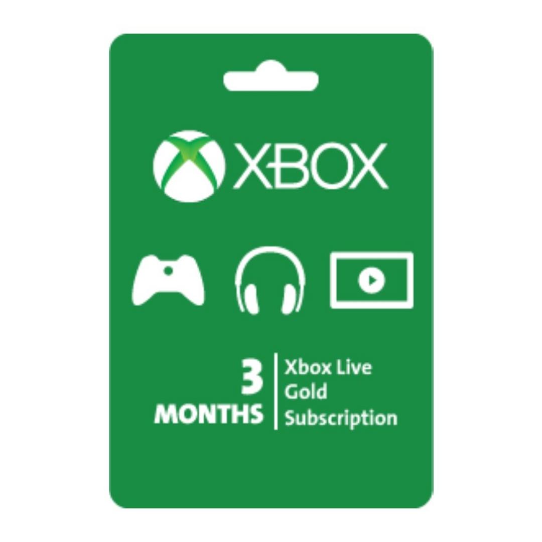 Xbox Live Gold 3 Months (Europe Store)