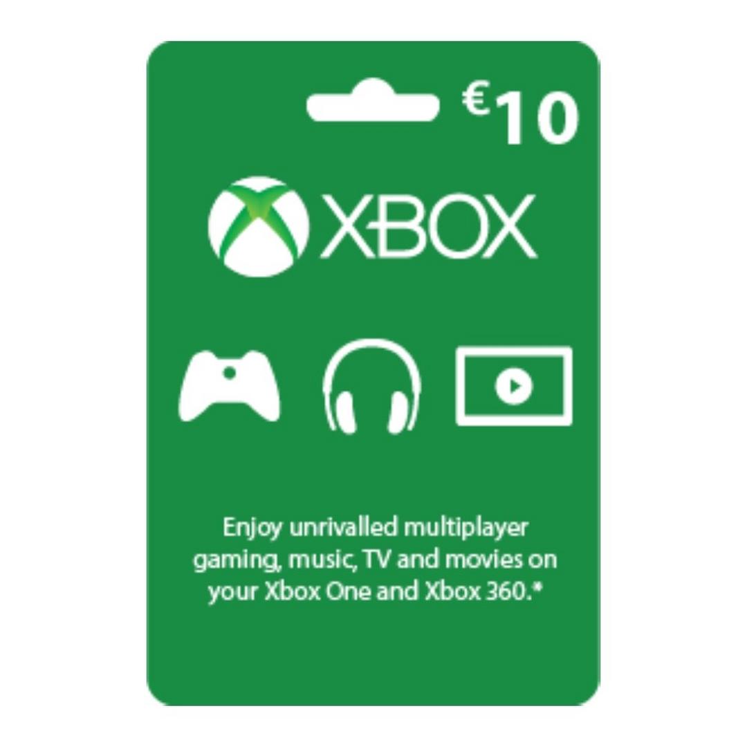 Xbox Live 10 EU Gift Card (Europe Store)