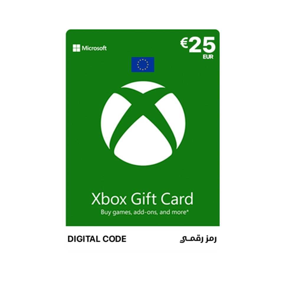 

Microsoft xbox live gift card 25eu (europe account)