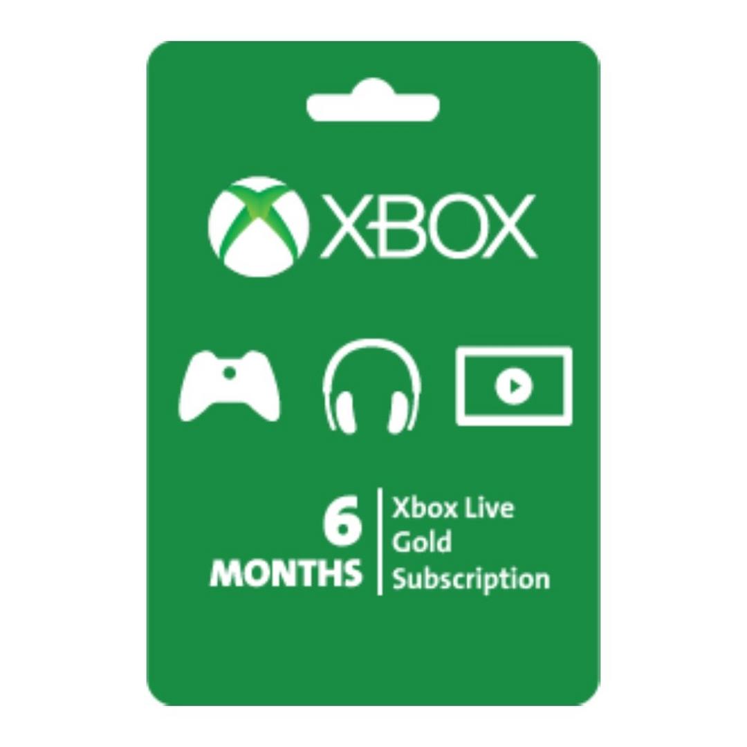 Xbox Live Gold 6 Months (Europe Store)