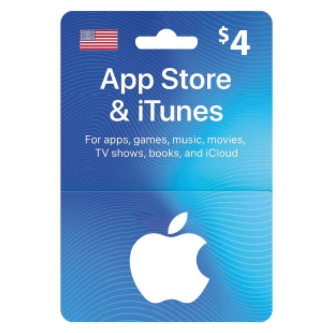 Apple App Store & iTunes Gift Card $4
