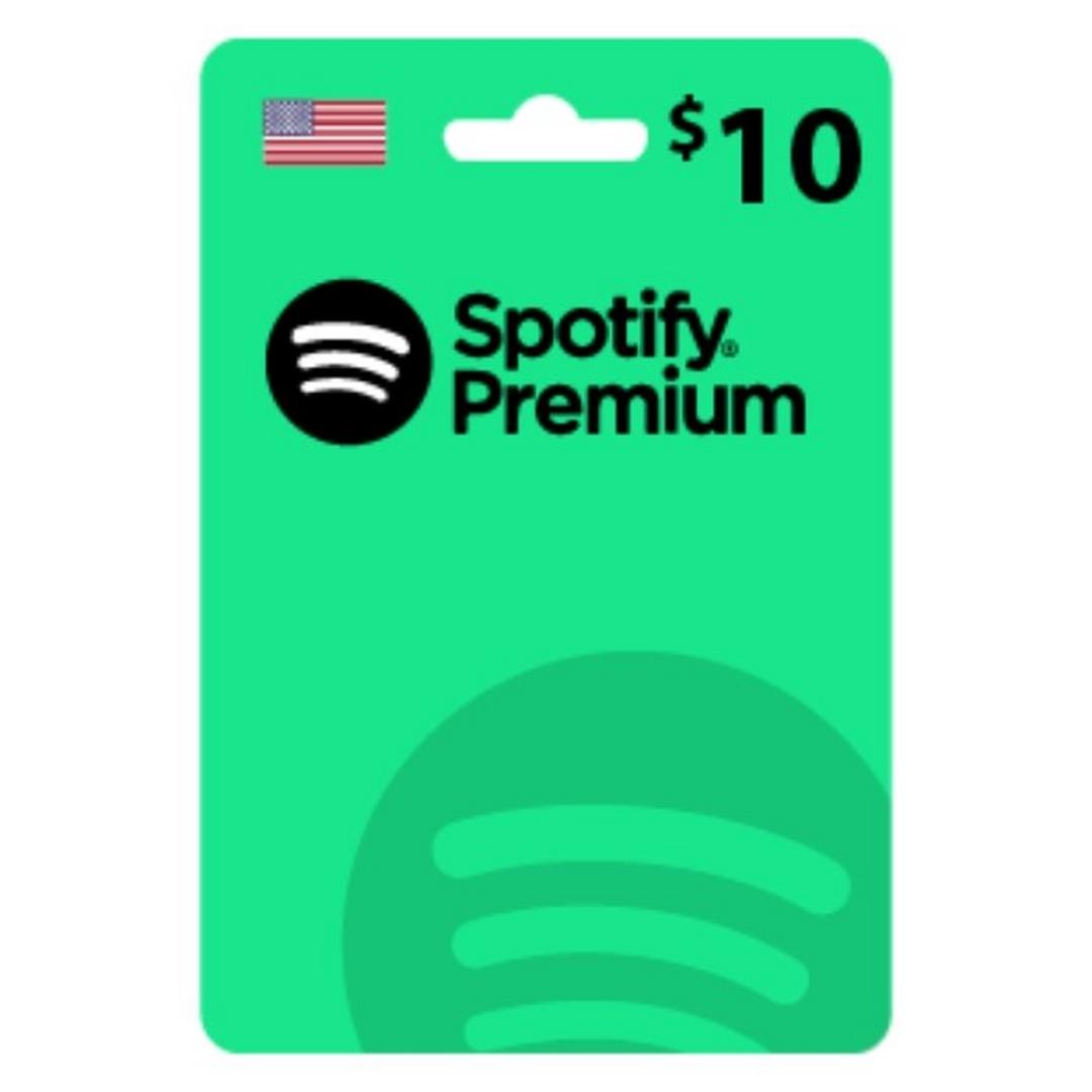 Spotify Premium Digital Card $10 (U.S. Account)
