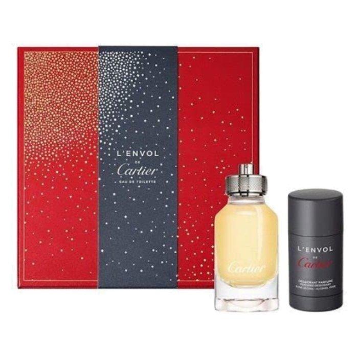 

Cartier lenvol car for men eau de parfum 80ml +deo set