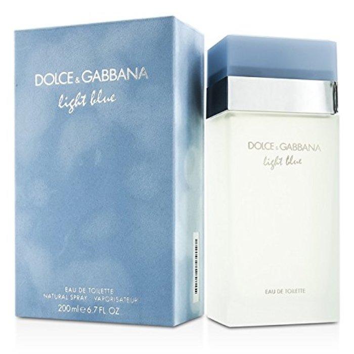 

D&g light blue for women eau de toilette 200ml