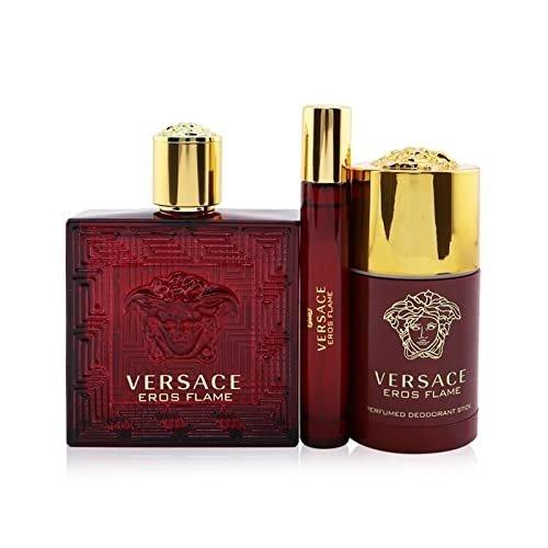 

Versace eros flame + 10ml travel spray + deodorant 75ml set