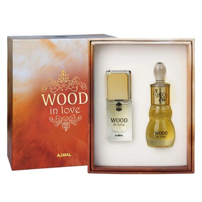 

Ajmal wood in love gift set 12 ml, 14 ml