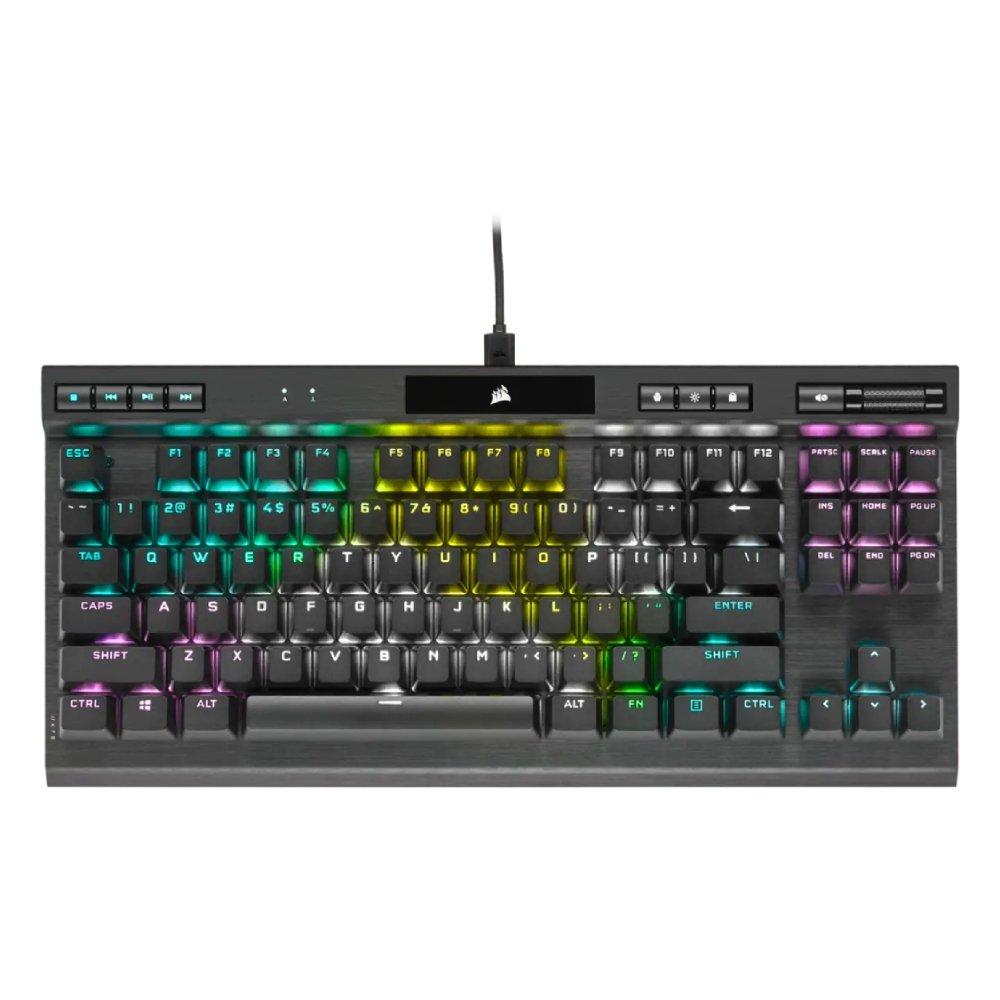 

Corsair k70 rgb tkl champion mechanical red gaming keyboard