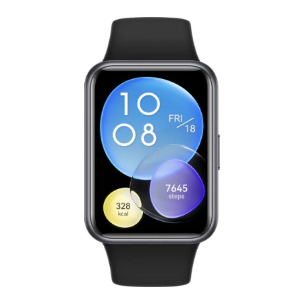 

Huawei watch fit 2, 44mm, aluminum body, silicon strap - midnight black