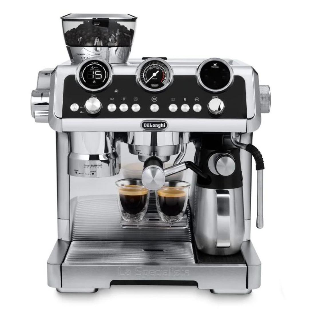ماكينة تحضير قهوة الإسبريسو بمضخة مايسترو من ديلونجي بقوة ١٤٥٠ واط - فضي (EC9665)