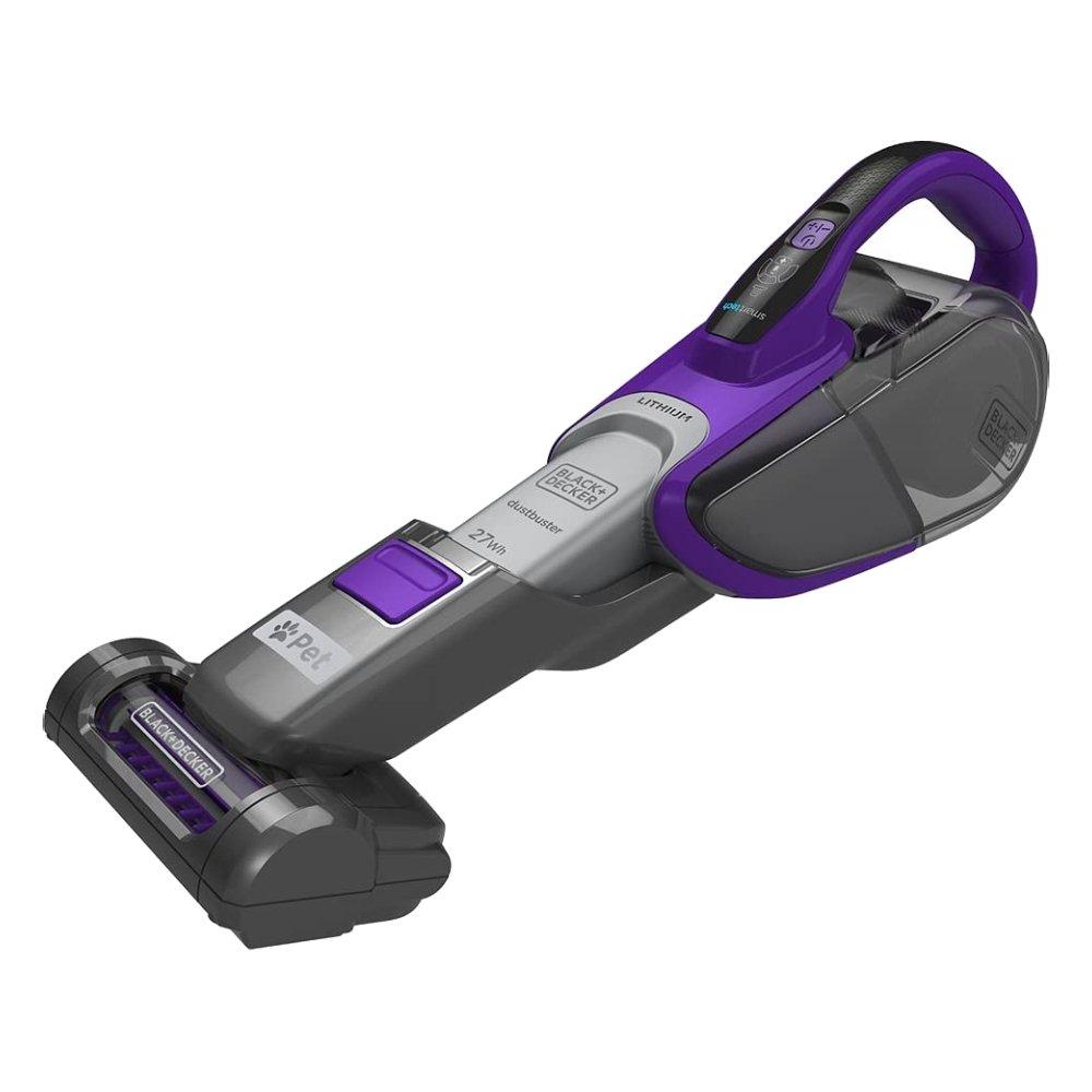 

Black+decker 10. 8v li-ion cordless smart tech pet dustbuster handheld vacuum, 27w, 0. ...
