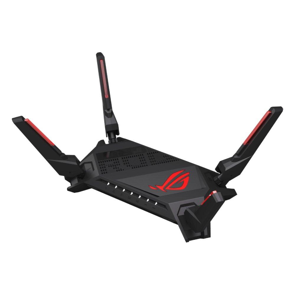

Asus rog rapture wi-fi 6 gaming router, wireless ax, dual-band, gt-ax6000 - black