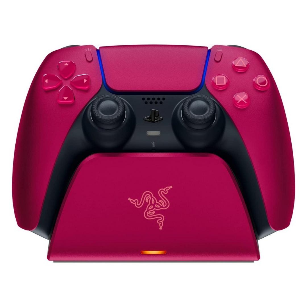 Razer Universal Quick Charging Stand for PS5 - Cosmic Red (Controller sold separately)