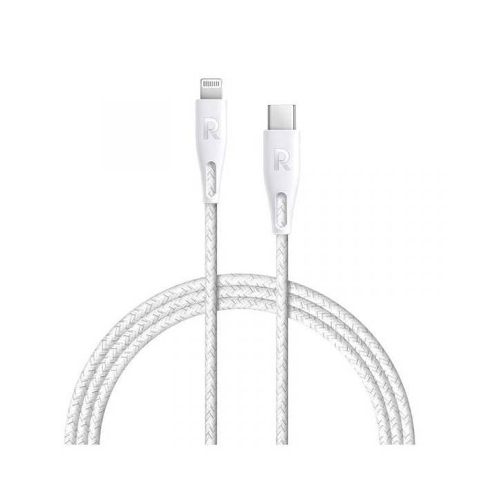

Ravpower type-c to lightning cable 1. 2m nylon, rp-cb1017 - white