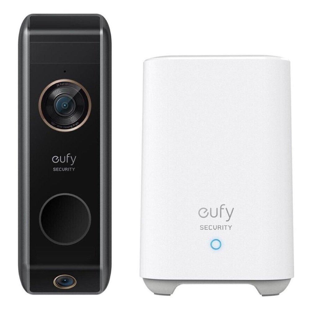 

Eufy video doorbell, outdoor, 2k, door bell camera, e8213g11 – black