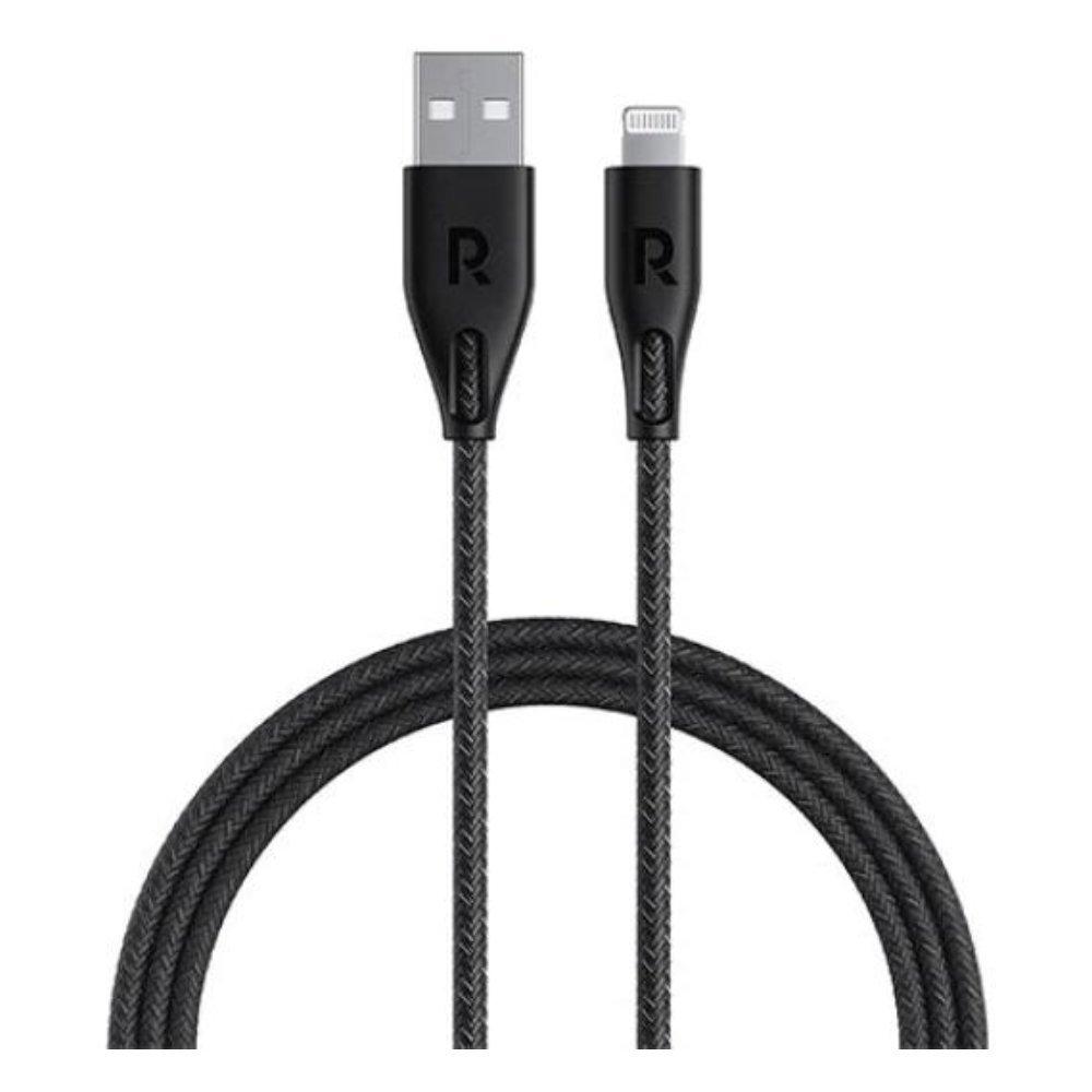 

Ravpower 1. 2m nylon usb a to lighting cable (rp-cb1026) | black