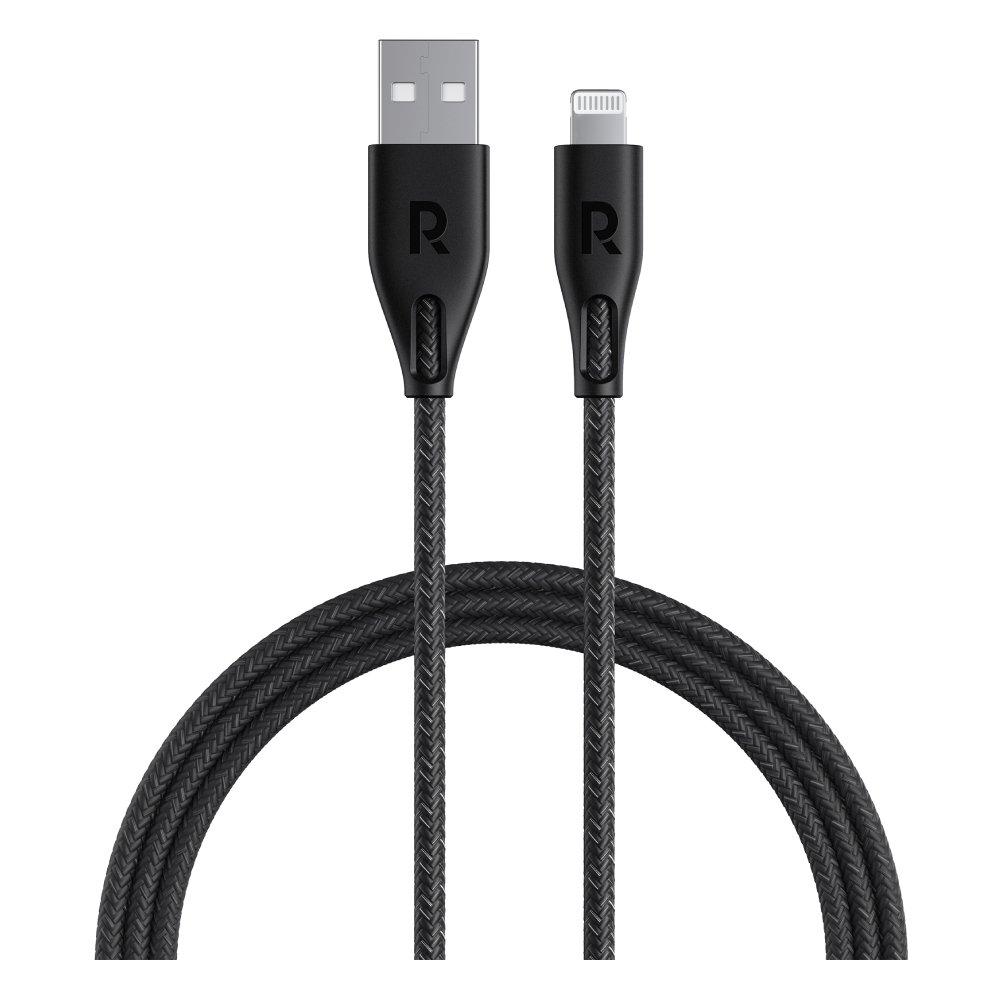 

Ravpower type-a to lightning nylon cable 3m - black