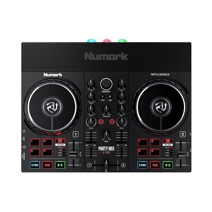 

Numark party mix live dj controller - light show & speakers