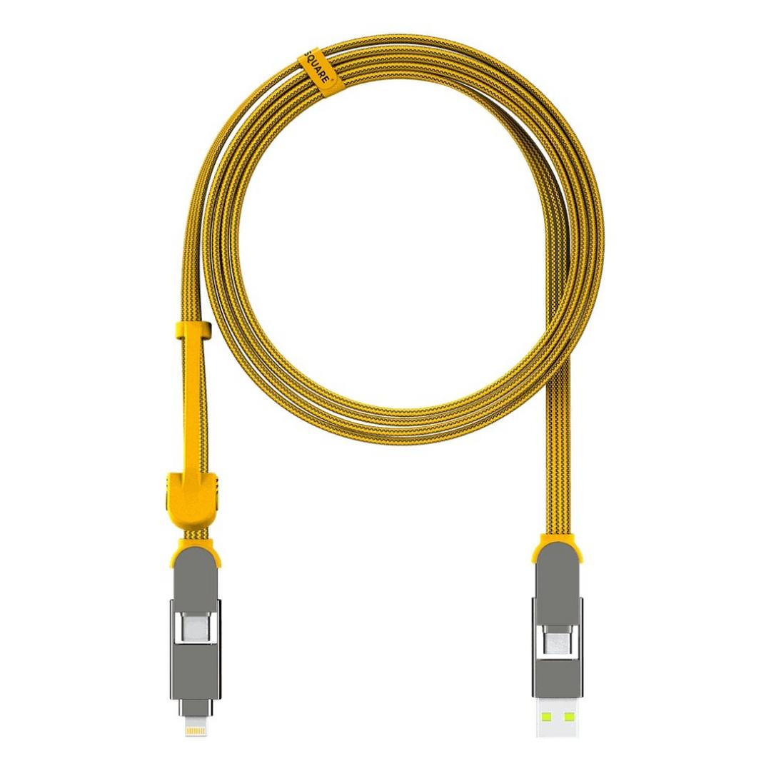 Rolling Square inCharge XL 4in1 2m Cable - Yellow