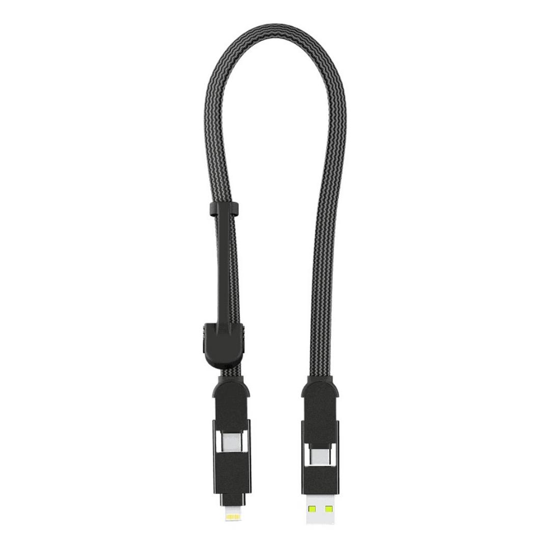 Rolling Square inCharge XL 4in1 30cm Cable - Black
