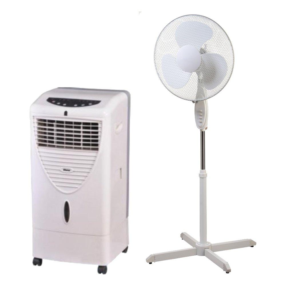 

Wansa ar-1002 air cooler 20 litres + bravo stand fan 16 inch