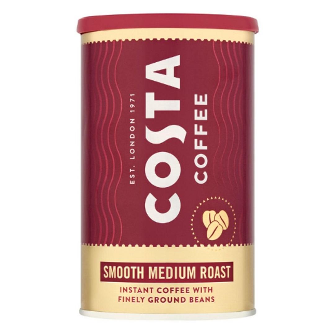 Costa Coffee Smooth Medium Roast Instant Coffee 100G