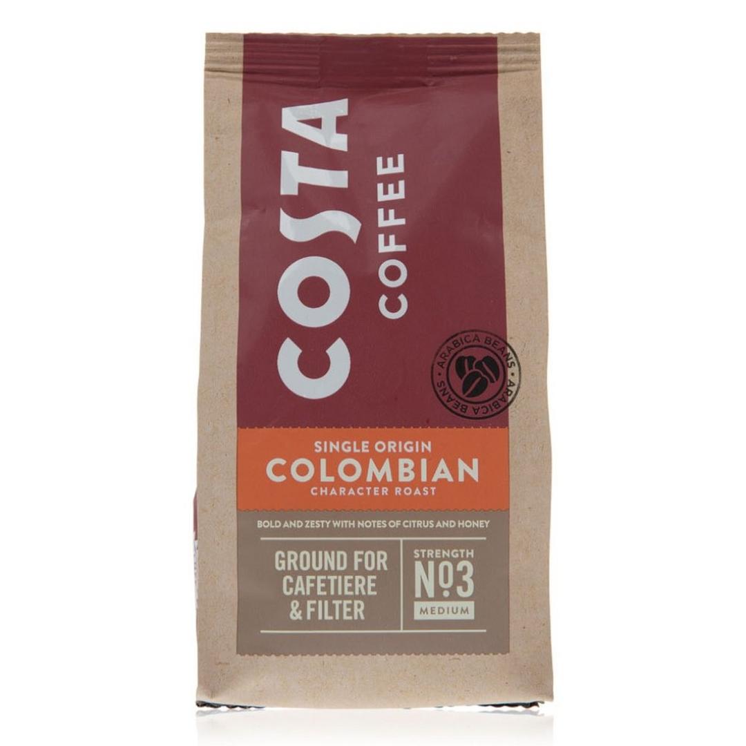 Costa Coffee Single Colombian Roast & Ground for Cafetiere 200g