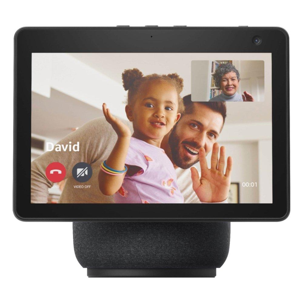 

Amazon echoshow 3 gen with alexa, 10. 1 inch hd smart, 13mp - charcoal