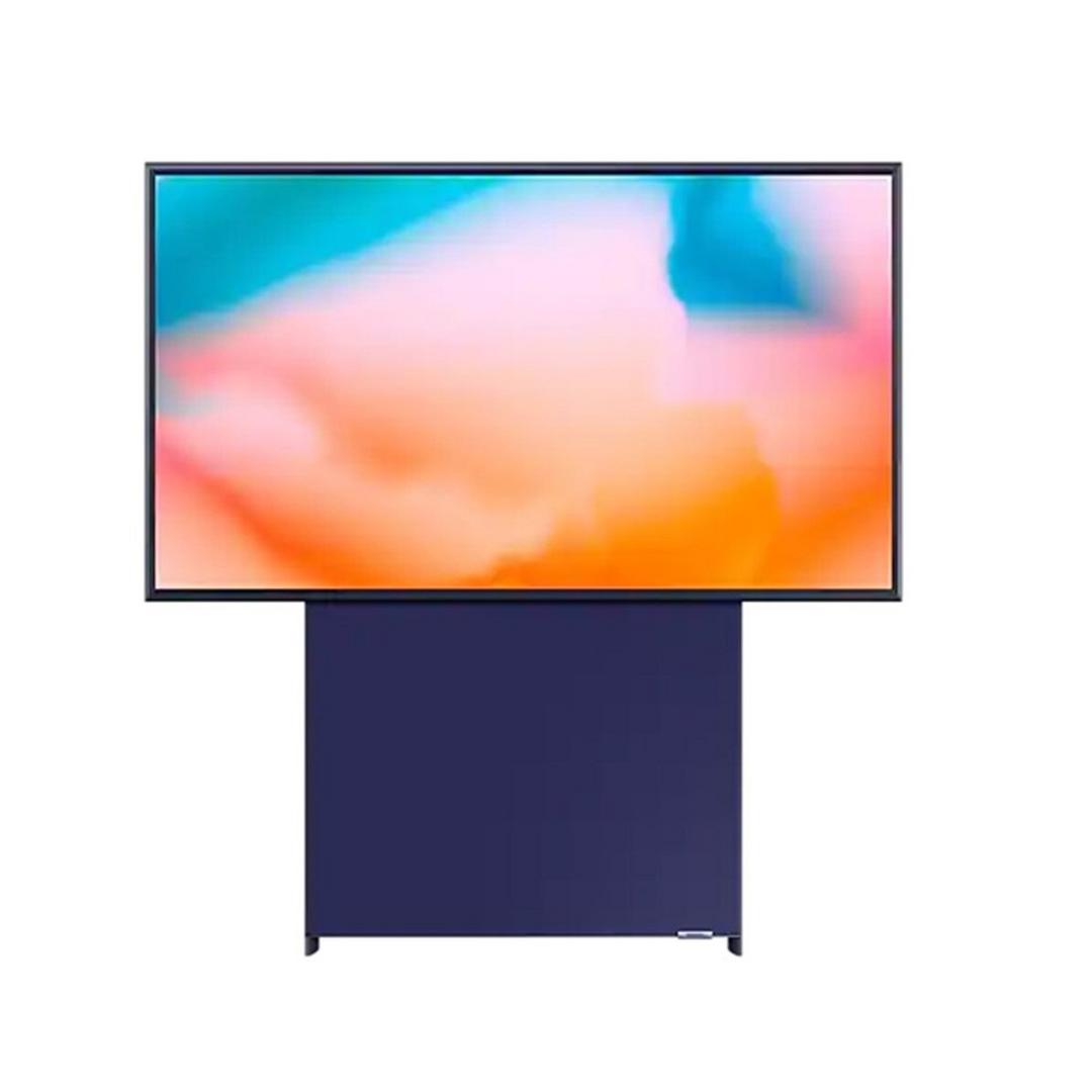 شاشة تلفزيون ذكي سيرو مقاس 43 بوصة 4كيه كيو ليد من سامسونج، 2022،  QA43LS05BAUXZN - أزرق داكن