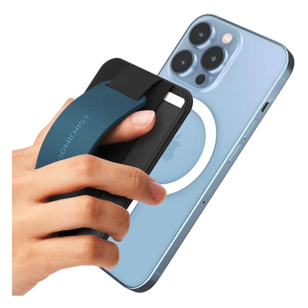 

Sinjimoru magnetic wallet and phone grip stand for magsafe | navy