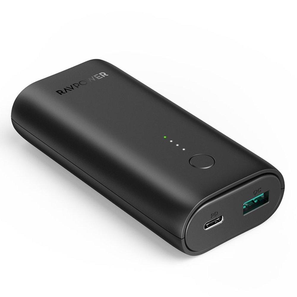 

Ravpower power bank 10000mah +qc 20w | black