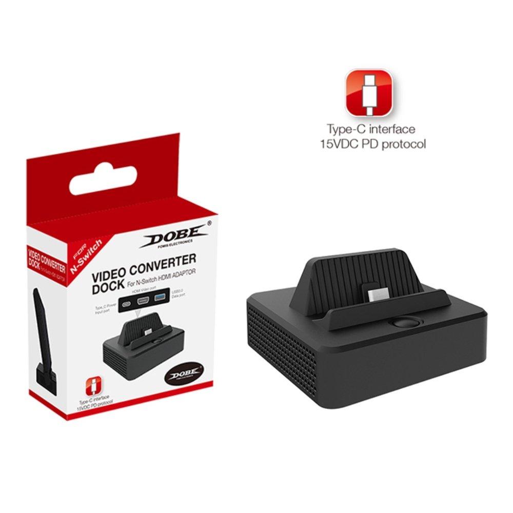 

Dobe nintendo switch hdmi video converter dock