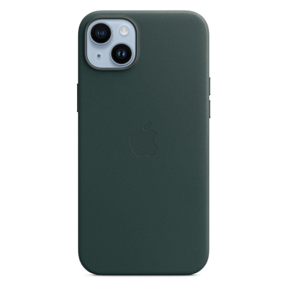 

Apple iphone 14 plus leather case with magsafe | green