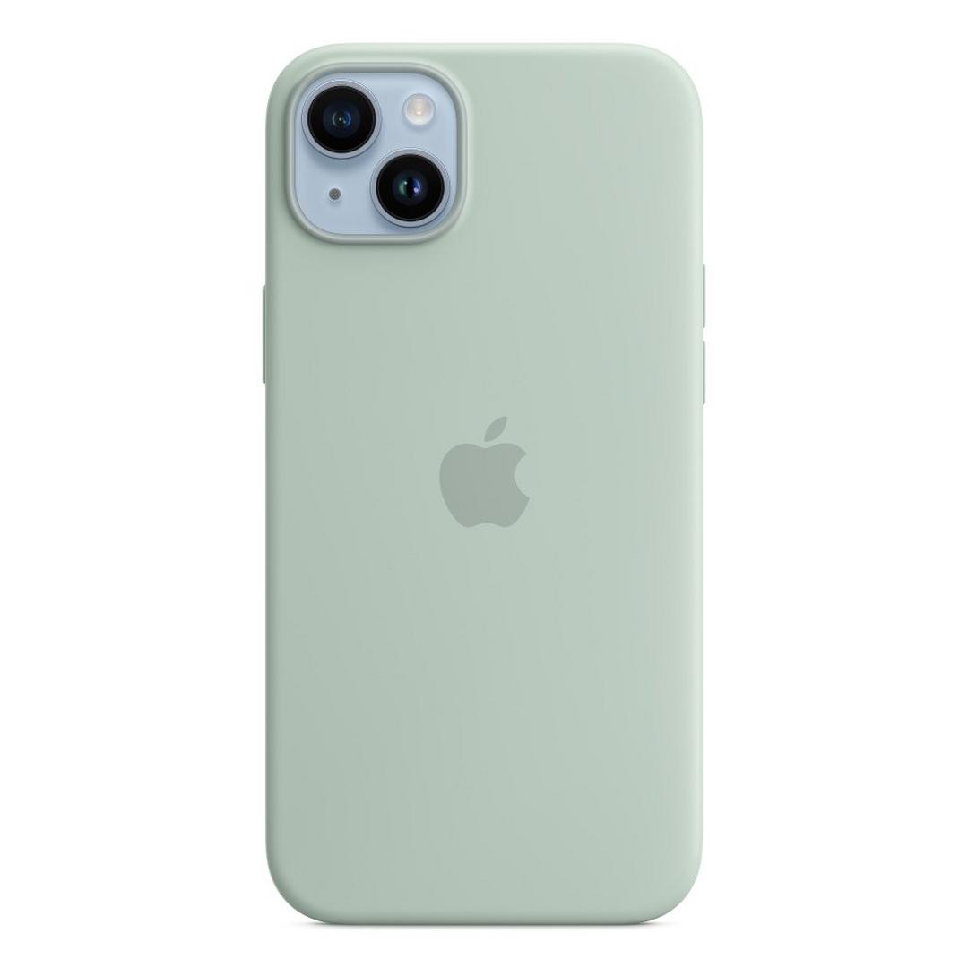 Apple iPhone 14 Plus Silicone Case w/MagSafe - Succulent Blue