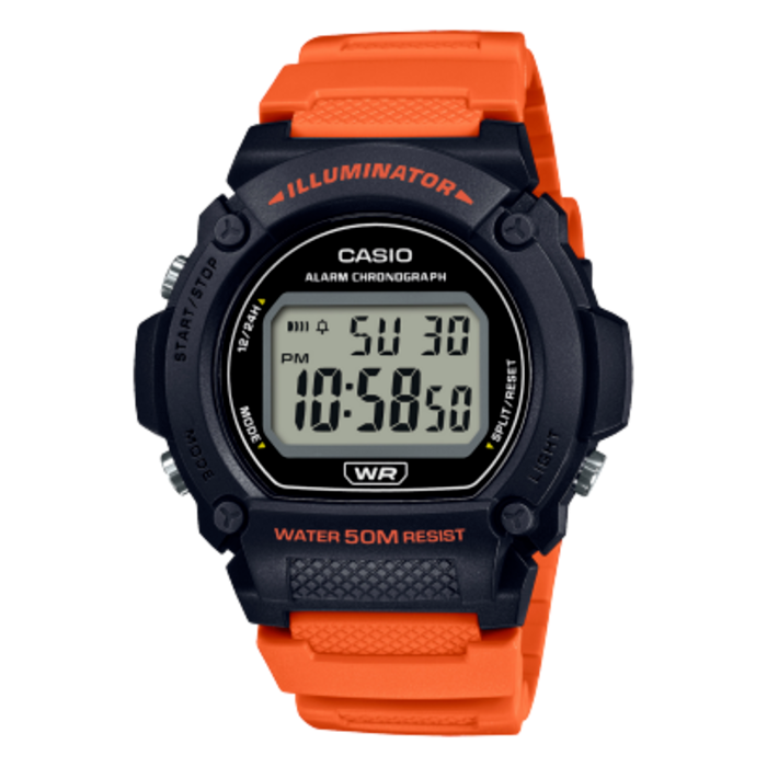 

Casio g-shock gent's digital 48mm watch (w-219h-4avdf)