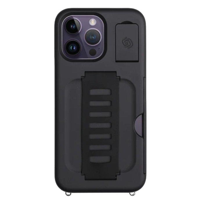 

Grip2u boss case w/kickstand + wallet for iphone 14 pro - black