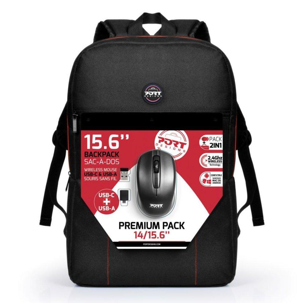 

Port backpack for 15. 6-inch laptop + wireless mouse bundle