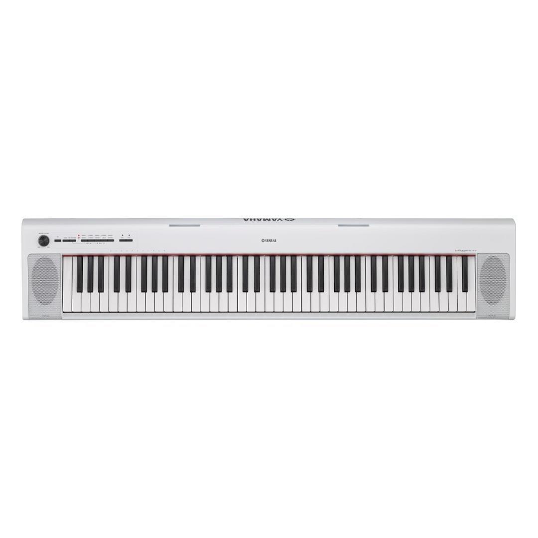 لوحة مفاتيح موسيقية ياماها بياجيرو 76 مفتاح (NP-32WH) أبيض