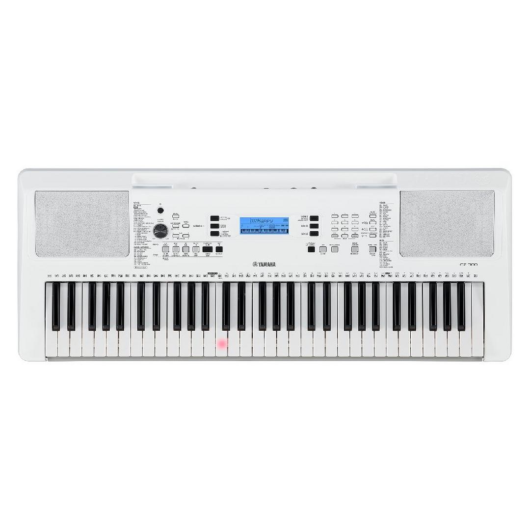 Yamaha Lighted 61 Keys with Touch Sensitivity Portable Keyboard (EZ-300)