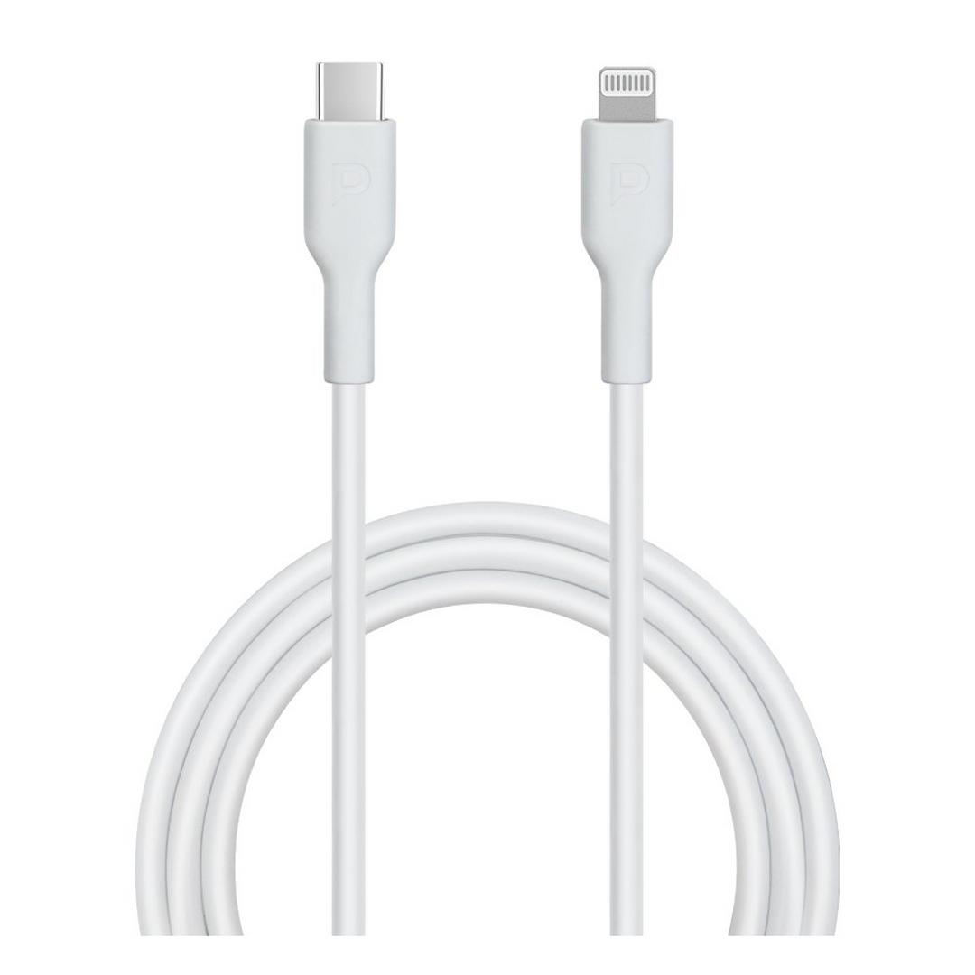 Powerology PVC USB-C to Lightning 20W 1.2m Cable - White