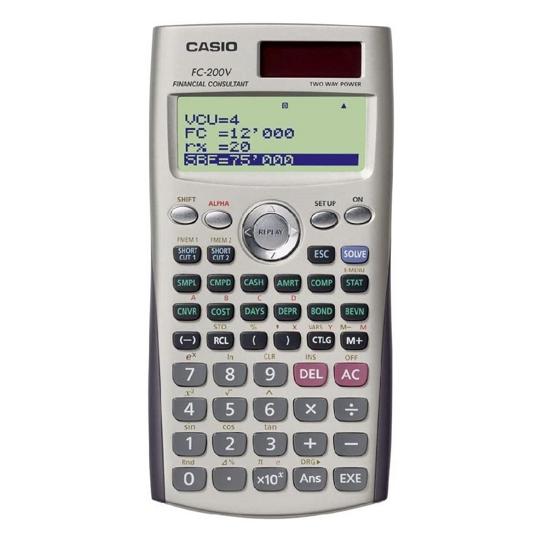 Casio FC- 200V Financial Calculator